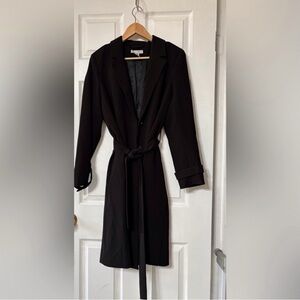 H & M Women’s Size 10 Elegant Black Trench Coat